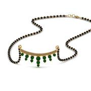 Green-Emerald-Drops-Mangalsutra